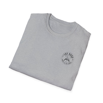 Try Hard Logo - Black & White