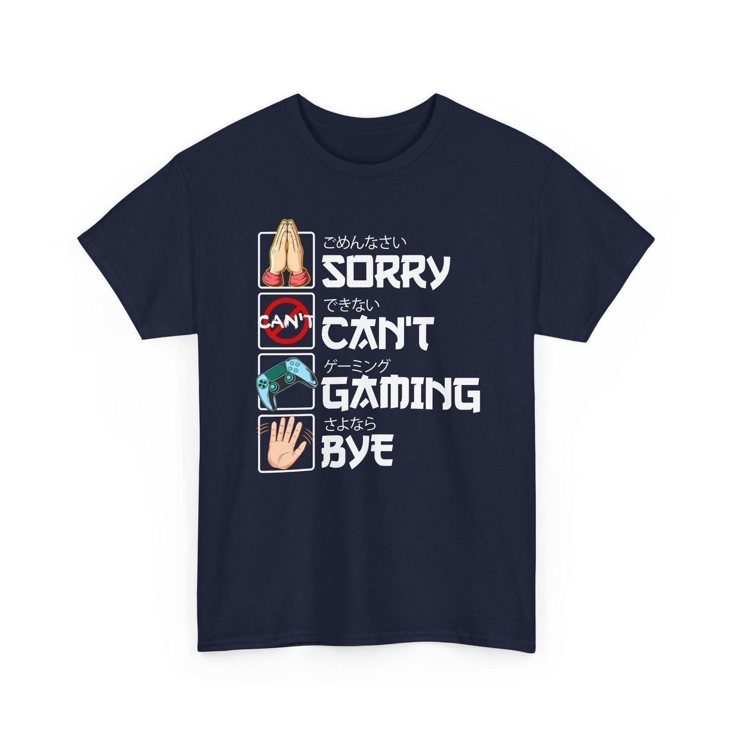 Sorry. Can't. Gaming. Bye. (Anime Version)
