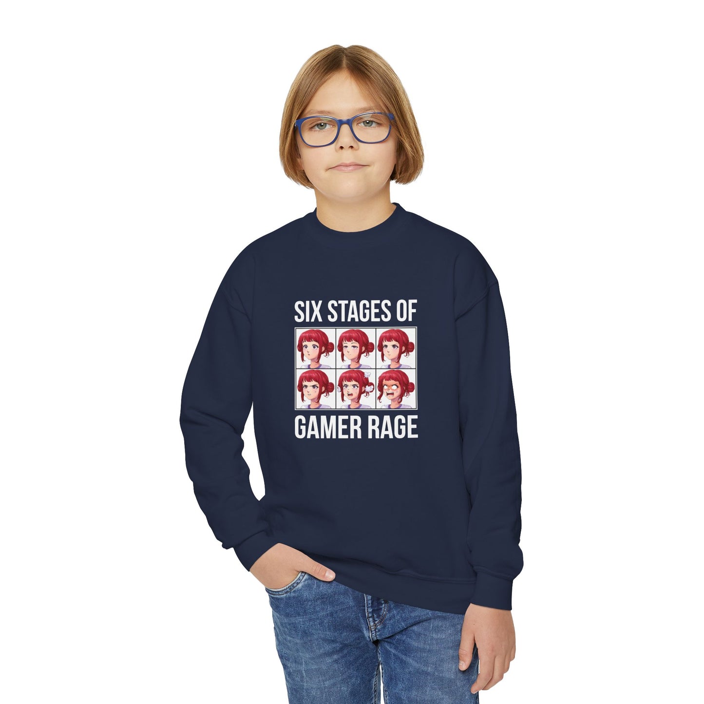Six Stages of Gamer Rage (Female Version)