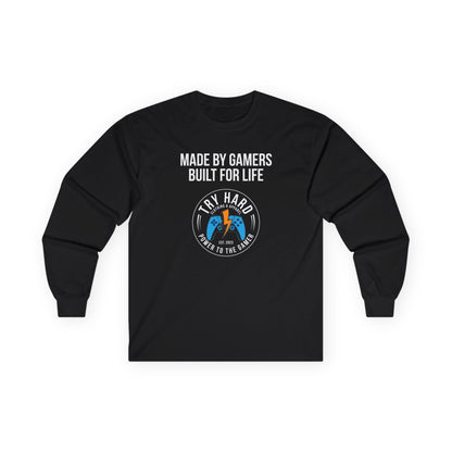 Made By Gamers, Built For Life (Try Hard Logo - Color)