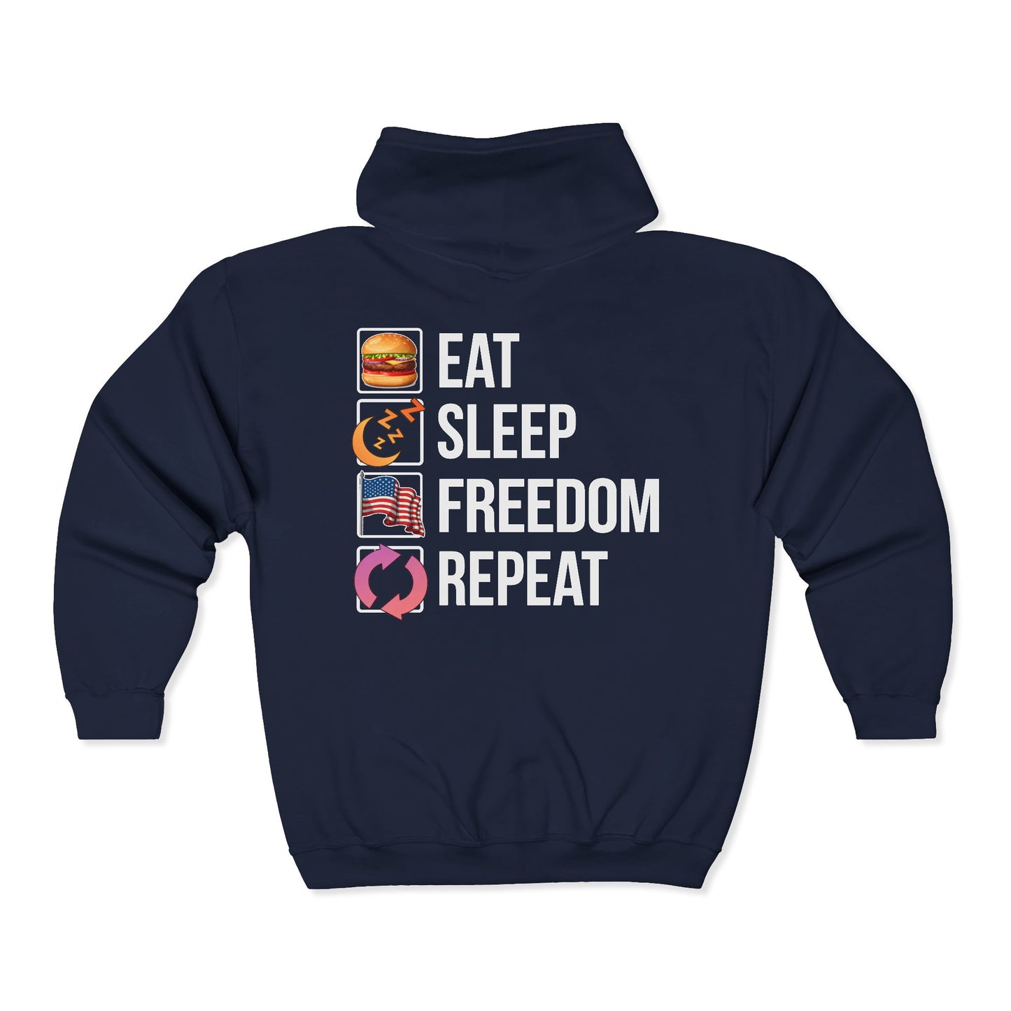 Eat. Sleep. Freedom. Repeat.