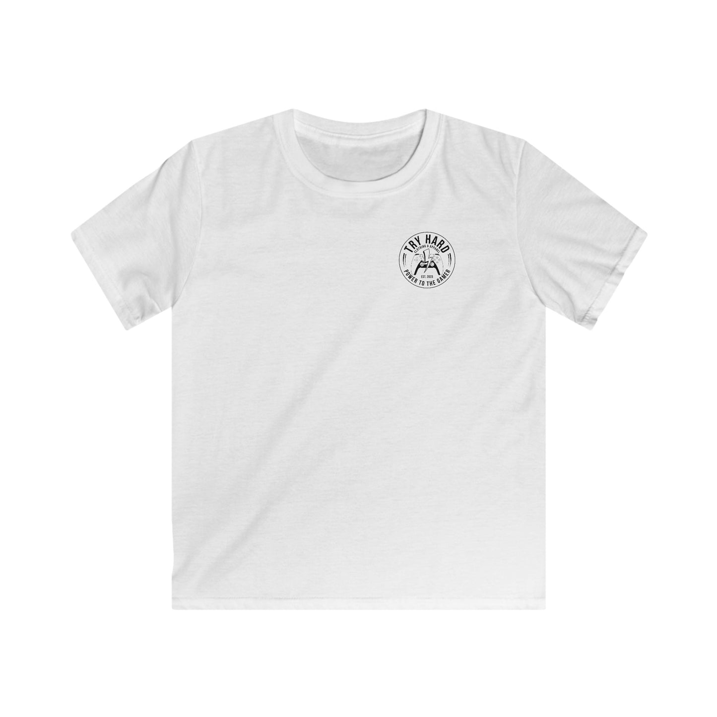 Try Hard Logo - Black & White