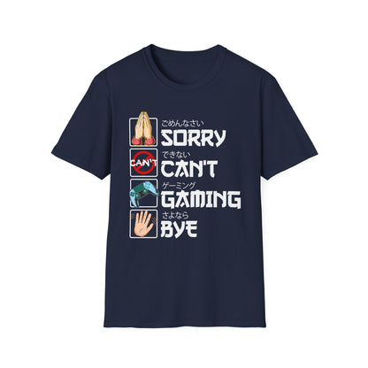 Sorry. Can't. Gaming. Bye. (Anime Version)