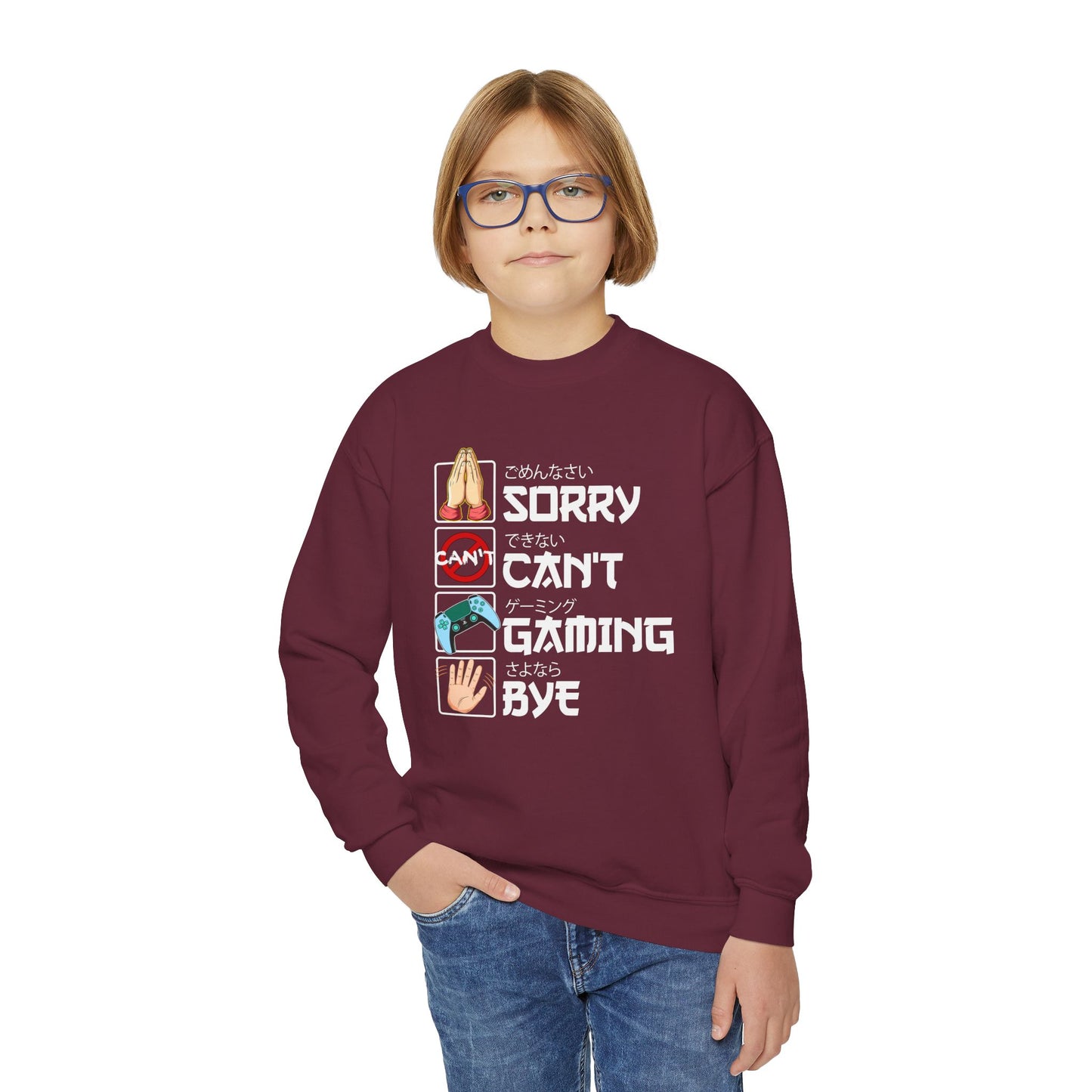 Sorry. Can't. Gaming. Bye. (Anime Version)