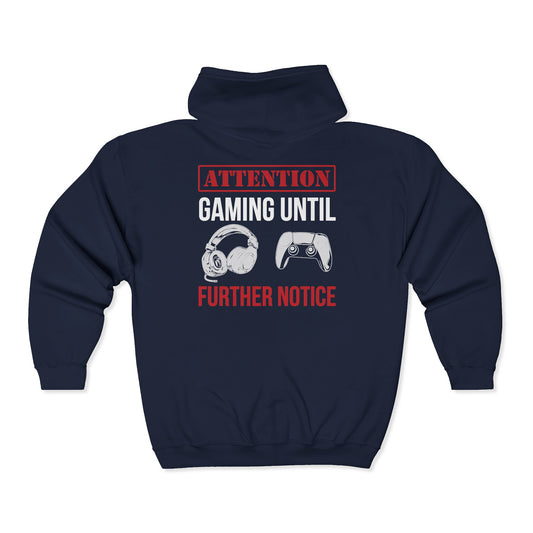 Attention: Gaming Until Further Notice