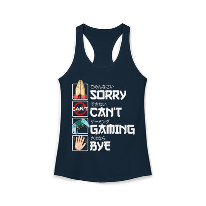 Sorry. Can't. Gaming. Bye. (Anime Version)