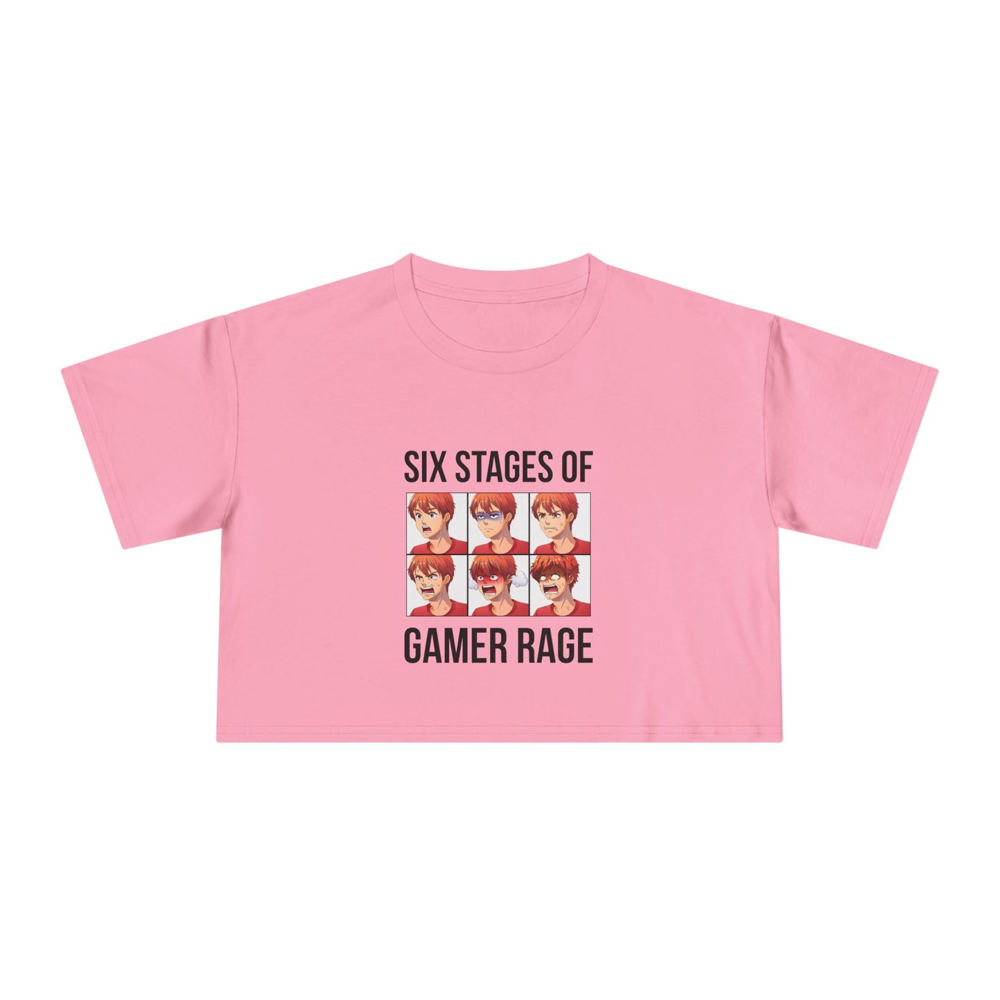 Six Stages of Gamer Rage (Male Version)