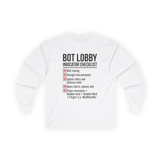 Bot Lobby Indicator Checklist