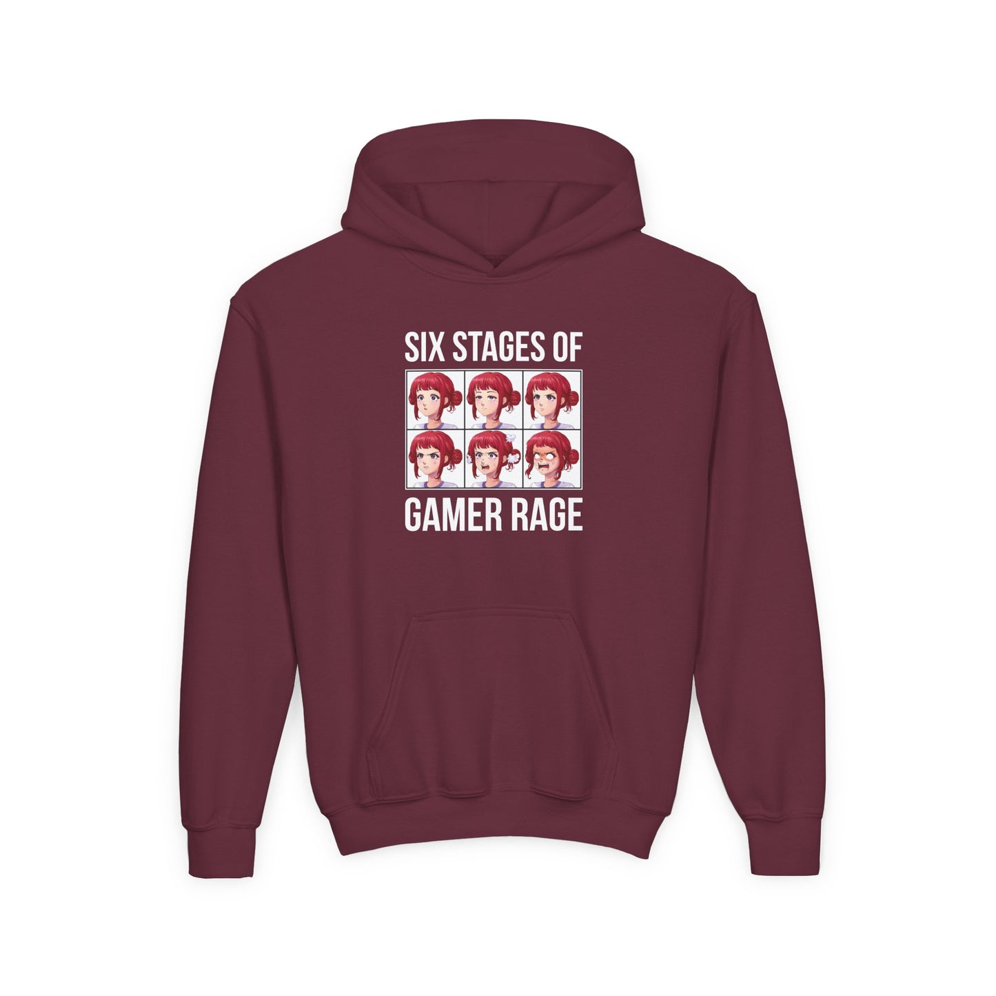 Six Stages of Gamer Rage (Female Version)