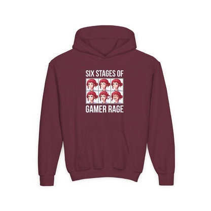 Six Stages of Gamer Rage (Female Version)