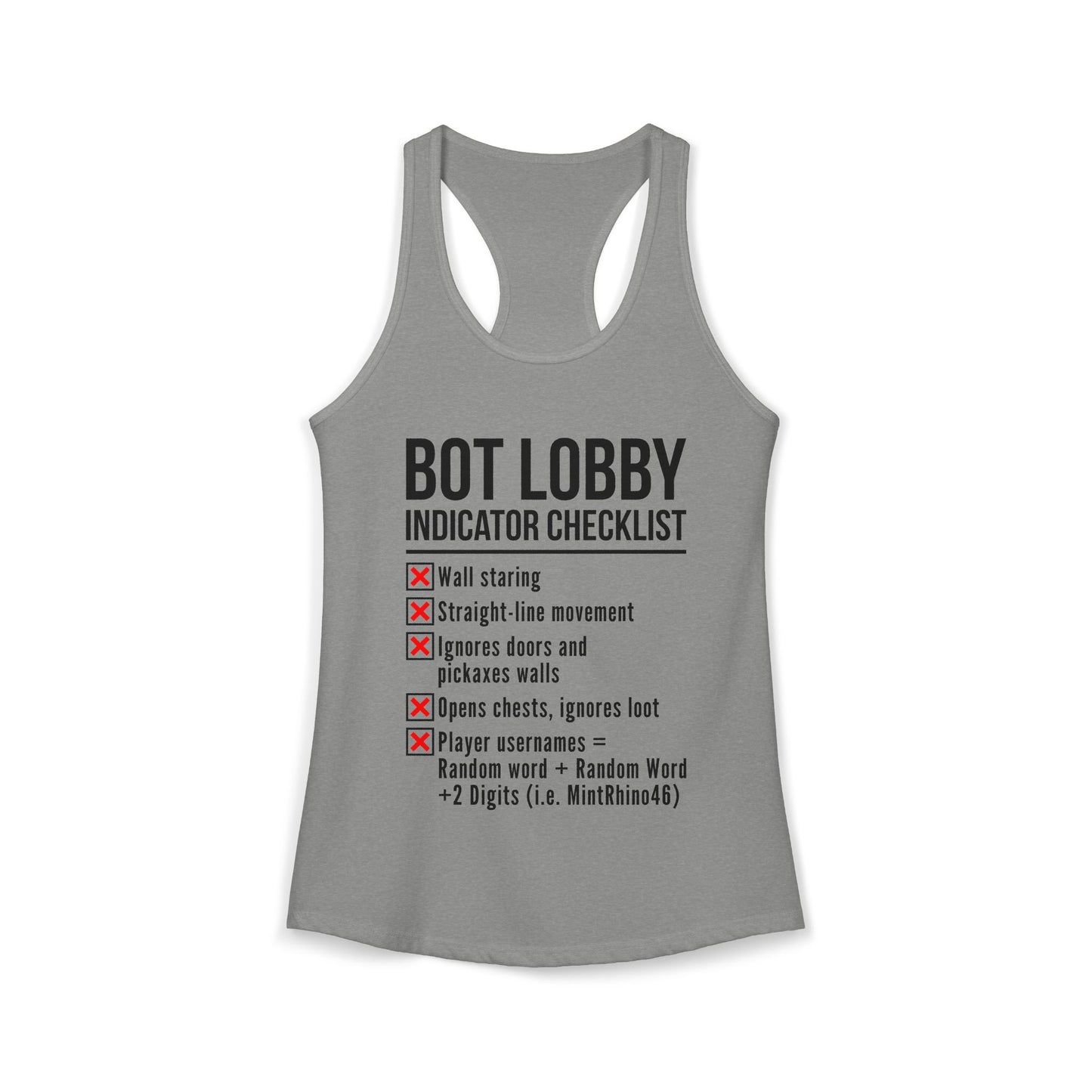 Bot Lobby Indicator Checklist