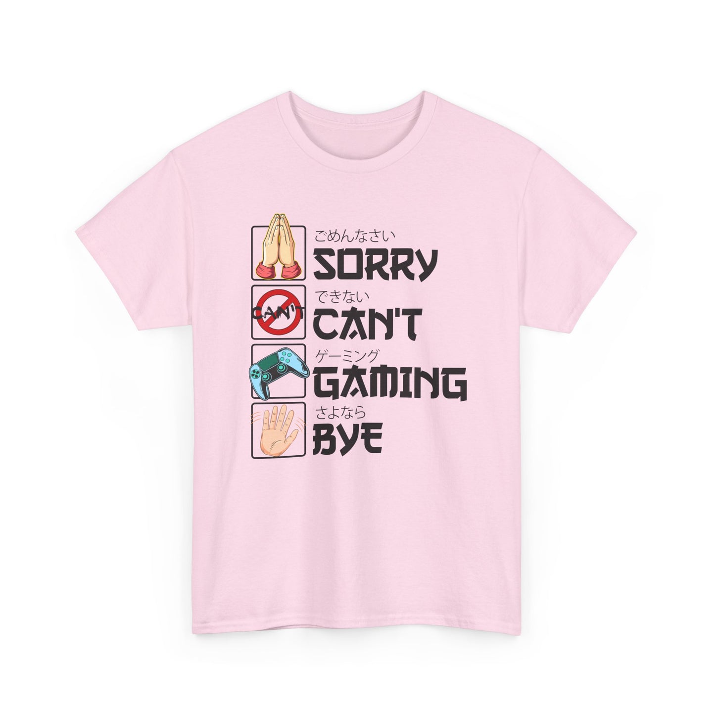 Sorry. Can't. Gaming. Bye. (Anime Version)