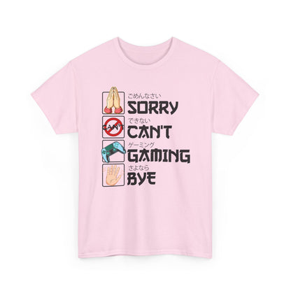Sorry. Can't. Gaming. Bye. (Anime Version)
