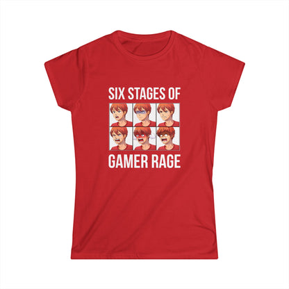 Six Stages of Gamer Rage (Male Version)