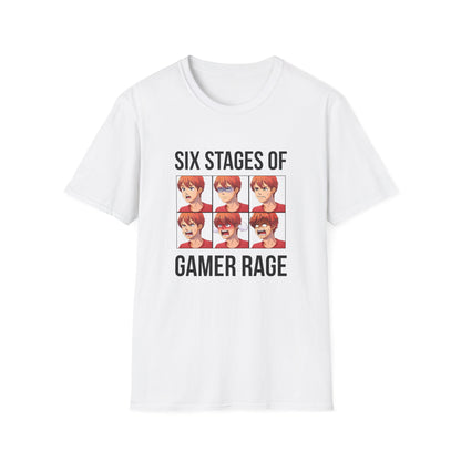 Six Stages of Gamer Rage (Male Version)