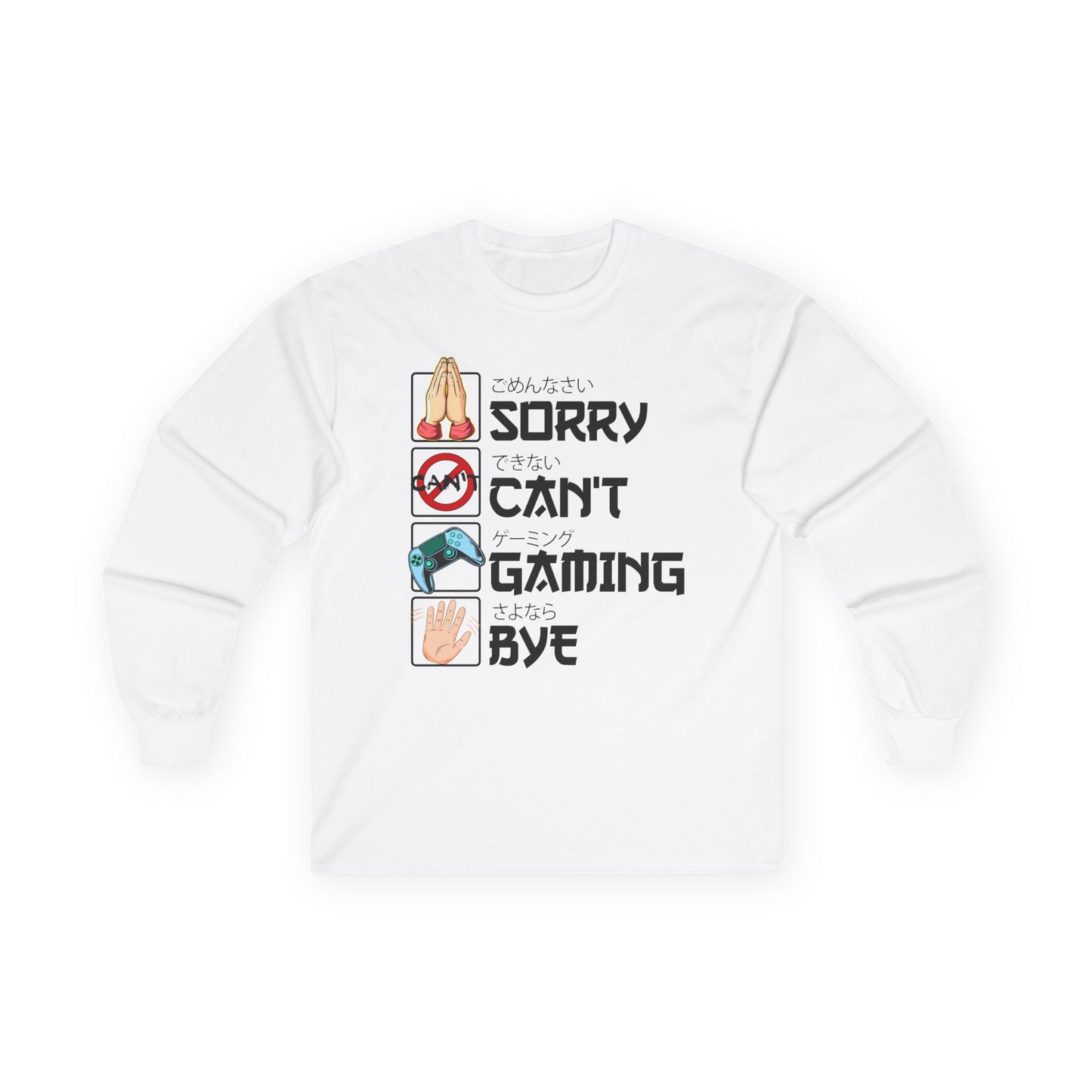 Sorry. Can't. Gaming. Bye. (Anime Version)