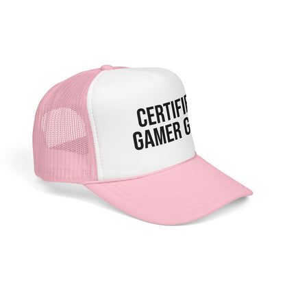 Certified Gamer Girl Foam Mesh Trucker Hat