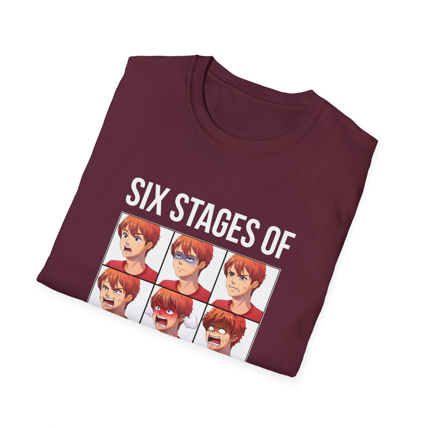 Six Stages of Gamer Rage (Male Version)