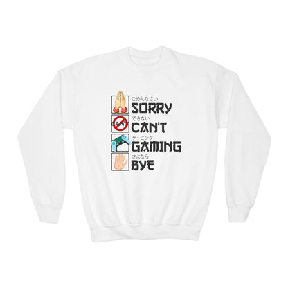 Sorry. Can't. Gaming. Bye. (Anime Version)