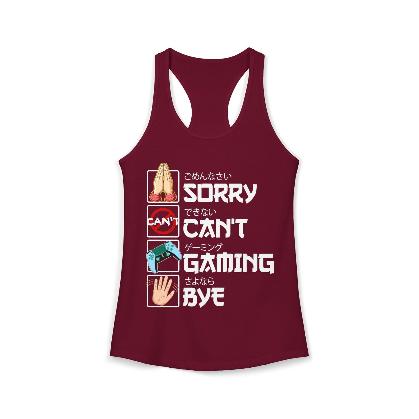 Sorry. Can't. Gaming. Bye. (Anime Version)
