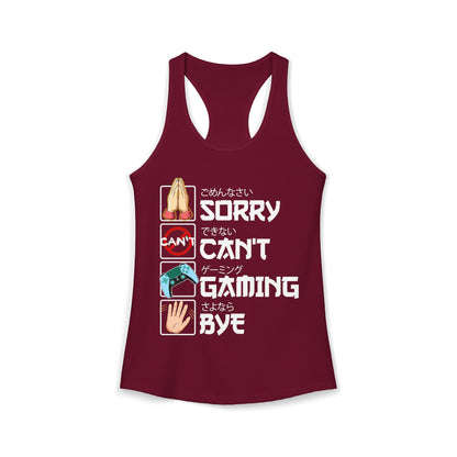 Sorry. Can't. Gaming. Bye. (Anime Version)