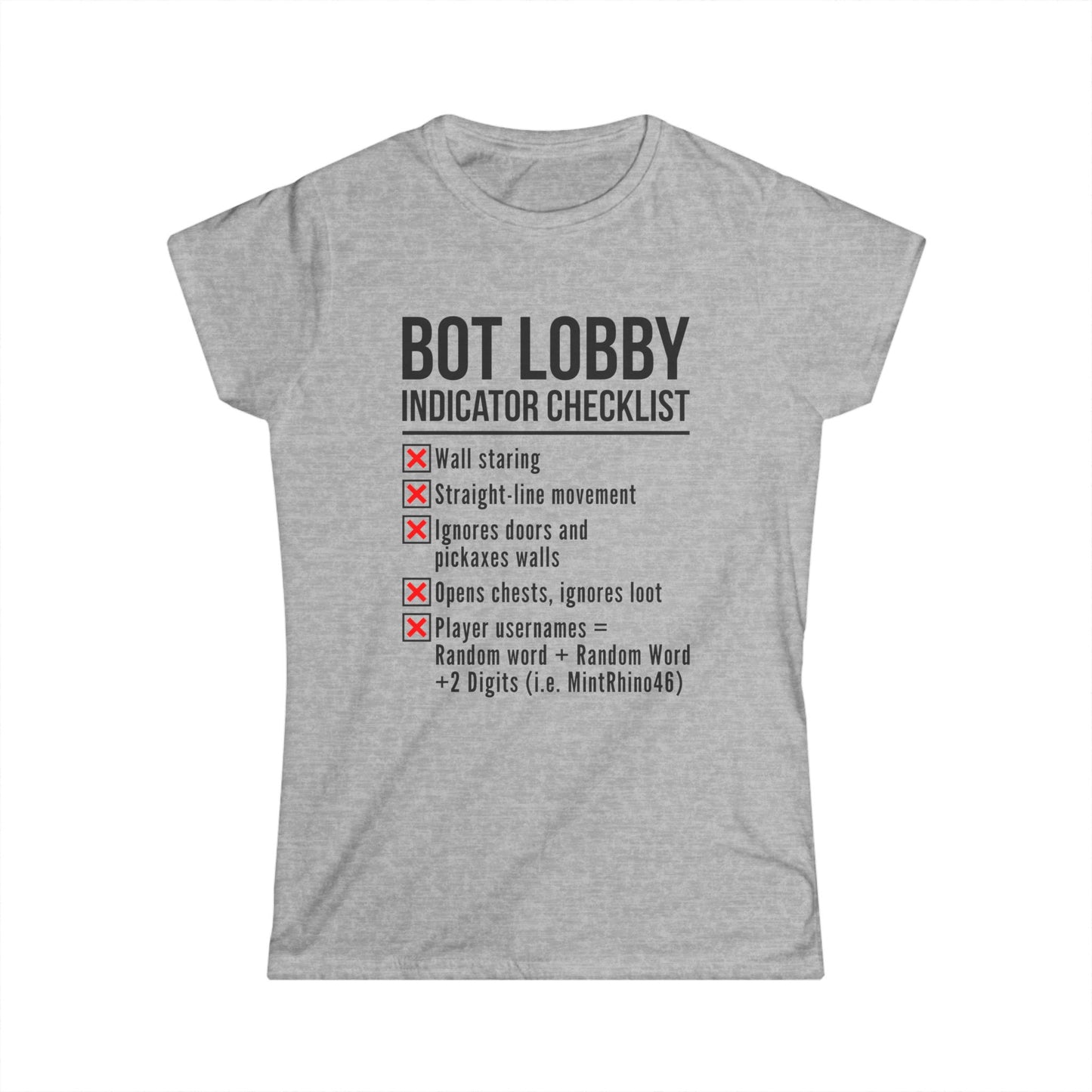 Bot Lobby Indicator Checklist