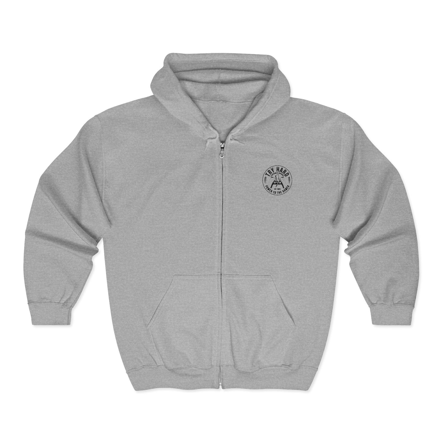 Try Hard Logo - Black & White