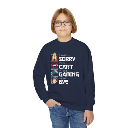 Sorry. Can't. Gaming. Bye. (Anime Version)