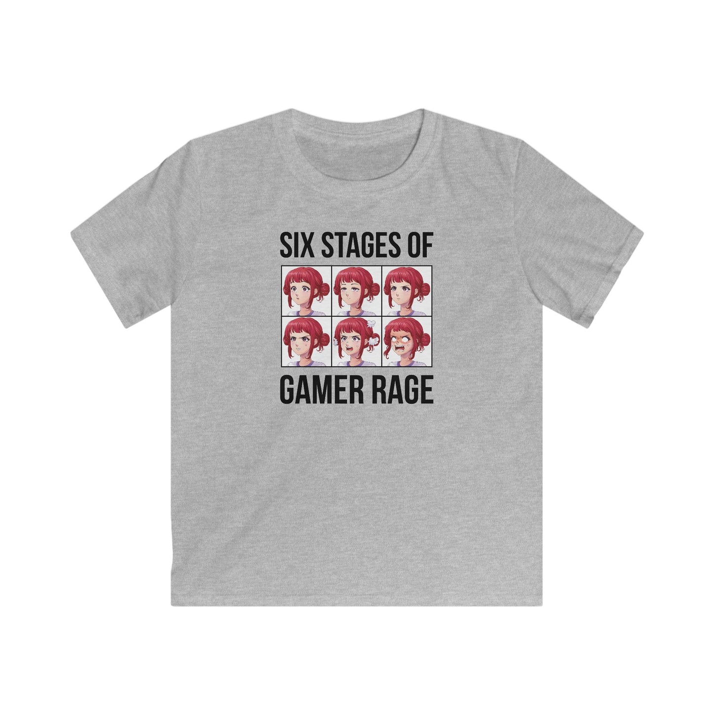 Six Stages of Gamer Rage (Female Version)