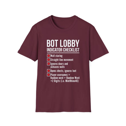 Bot Lobby Indicator Checklist