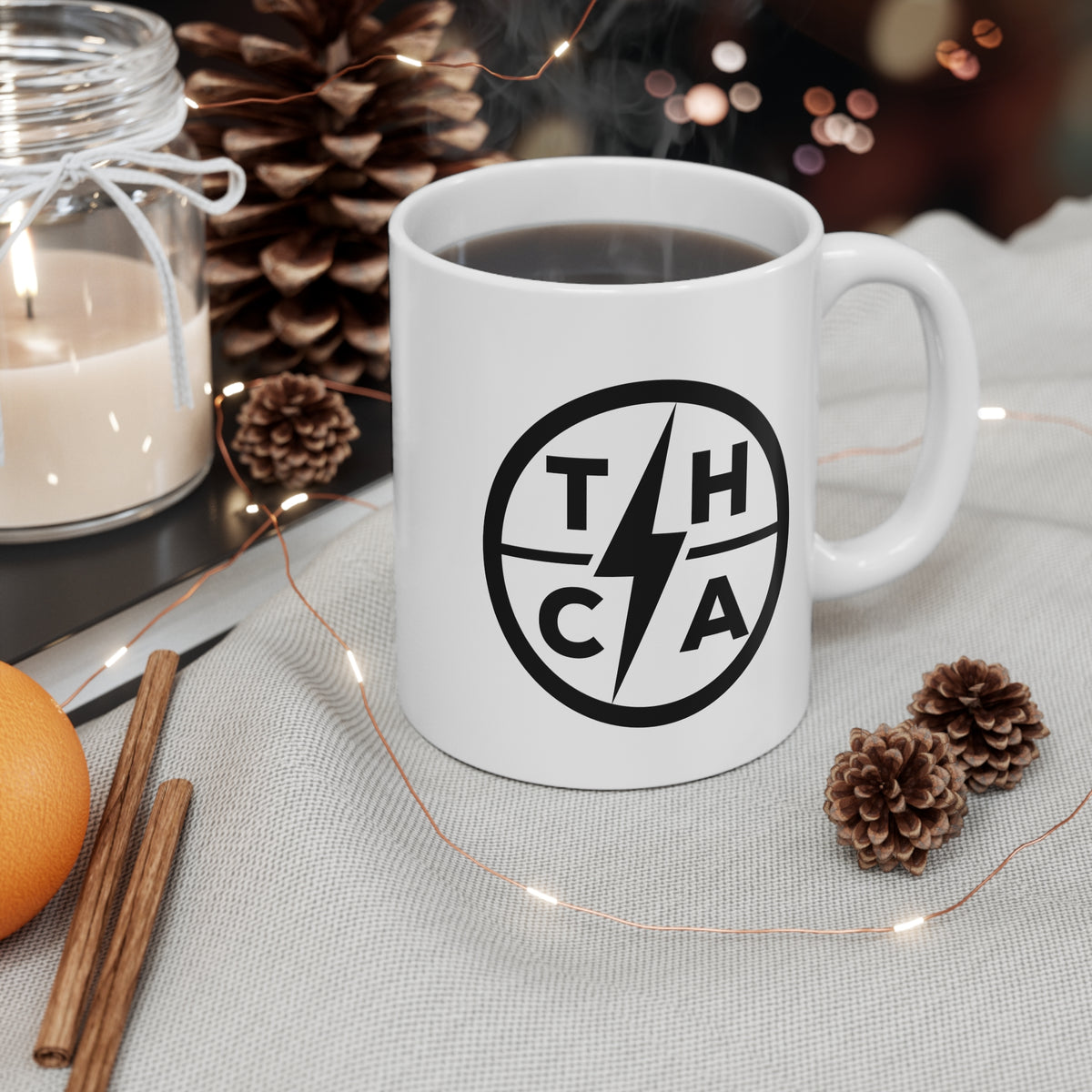 Try Hard Clothing & Apparel (Lighting Bolt Logo) — Coffee Mug (11 oz)
