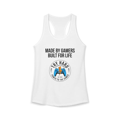 Made By Gamers, Built For Life (Try Hard Logo - Color)