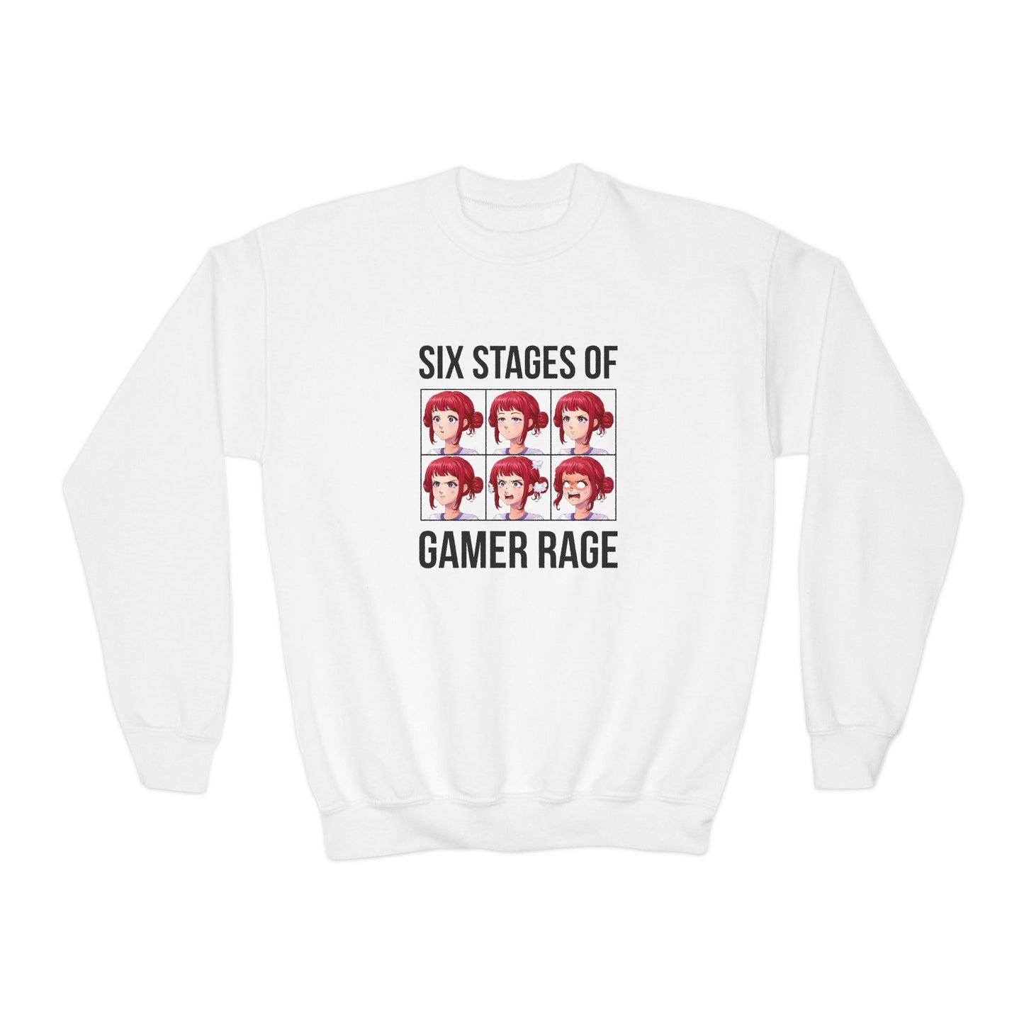 Six Stages of Gamer Rage (Female Version)