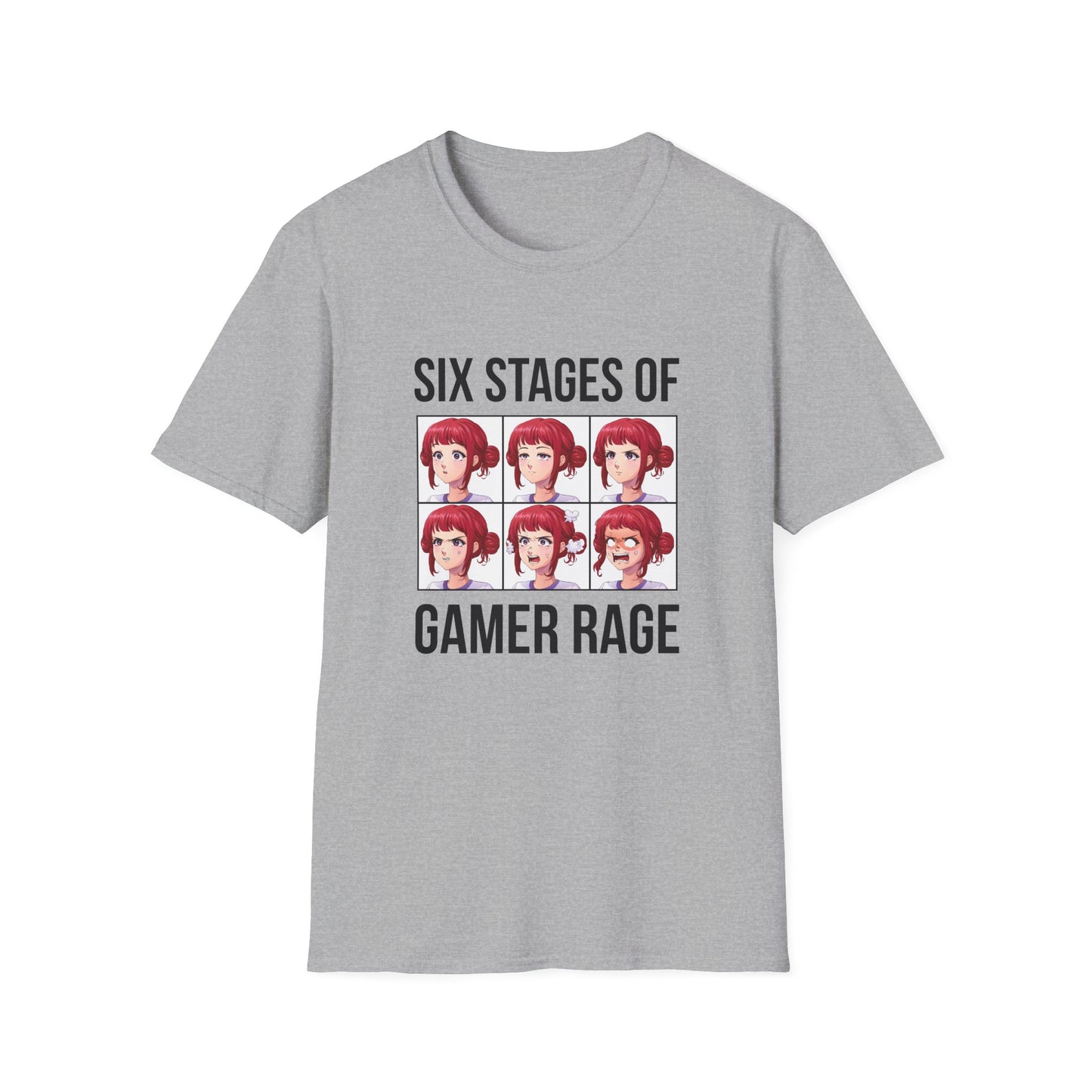 Six Stages of Gamer Rage (Female Version)