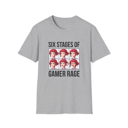 Six Stages of Gamer Rage (Female Version)