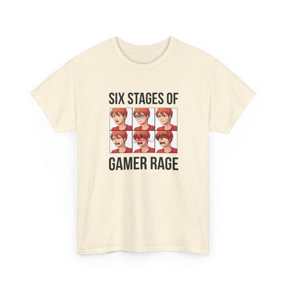 Six Stages of Gamer Rage (Male Version)