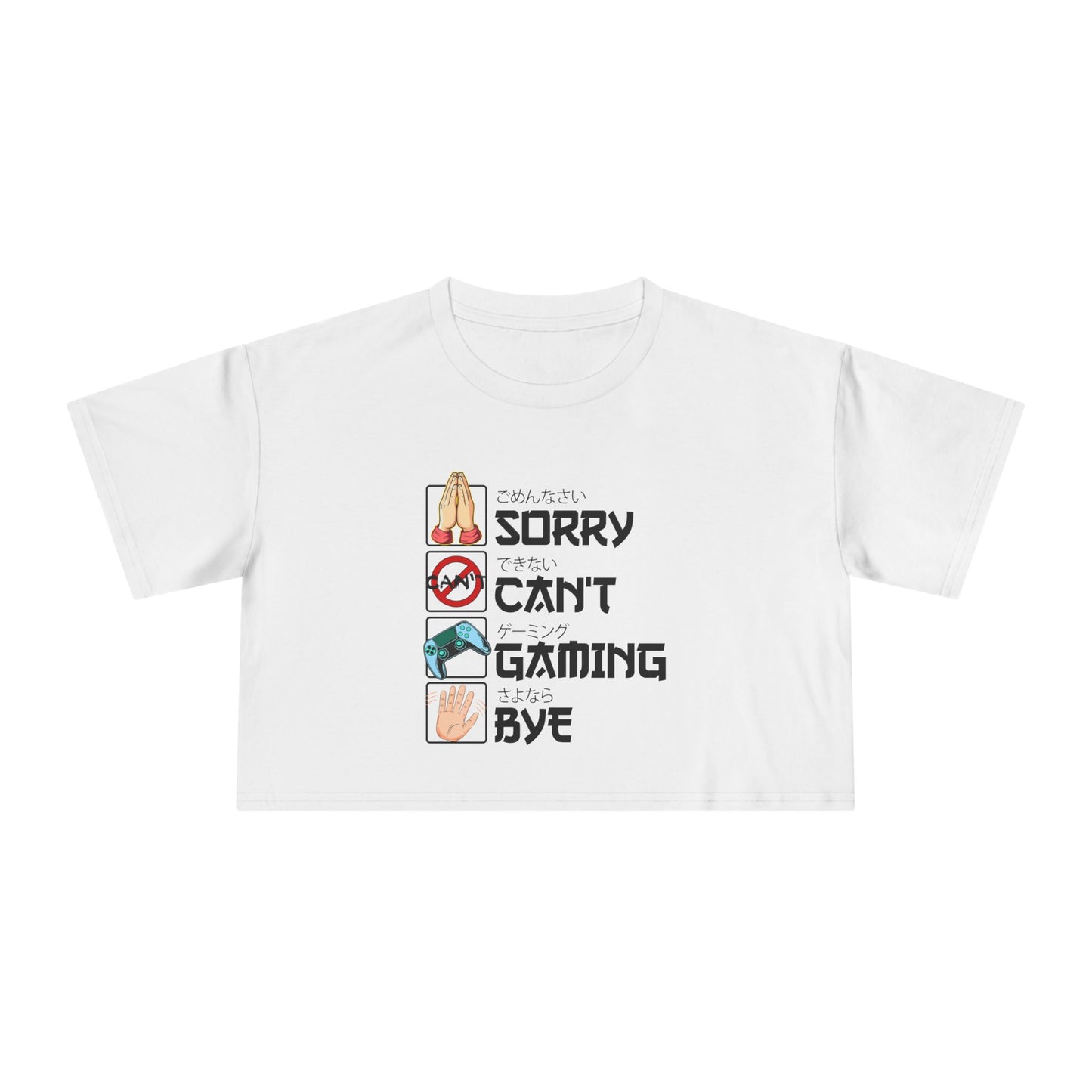 Sorry. Can't. Gaming. Bye. (Anime Version)