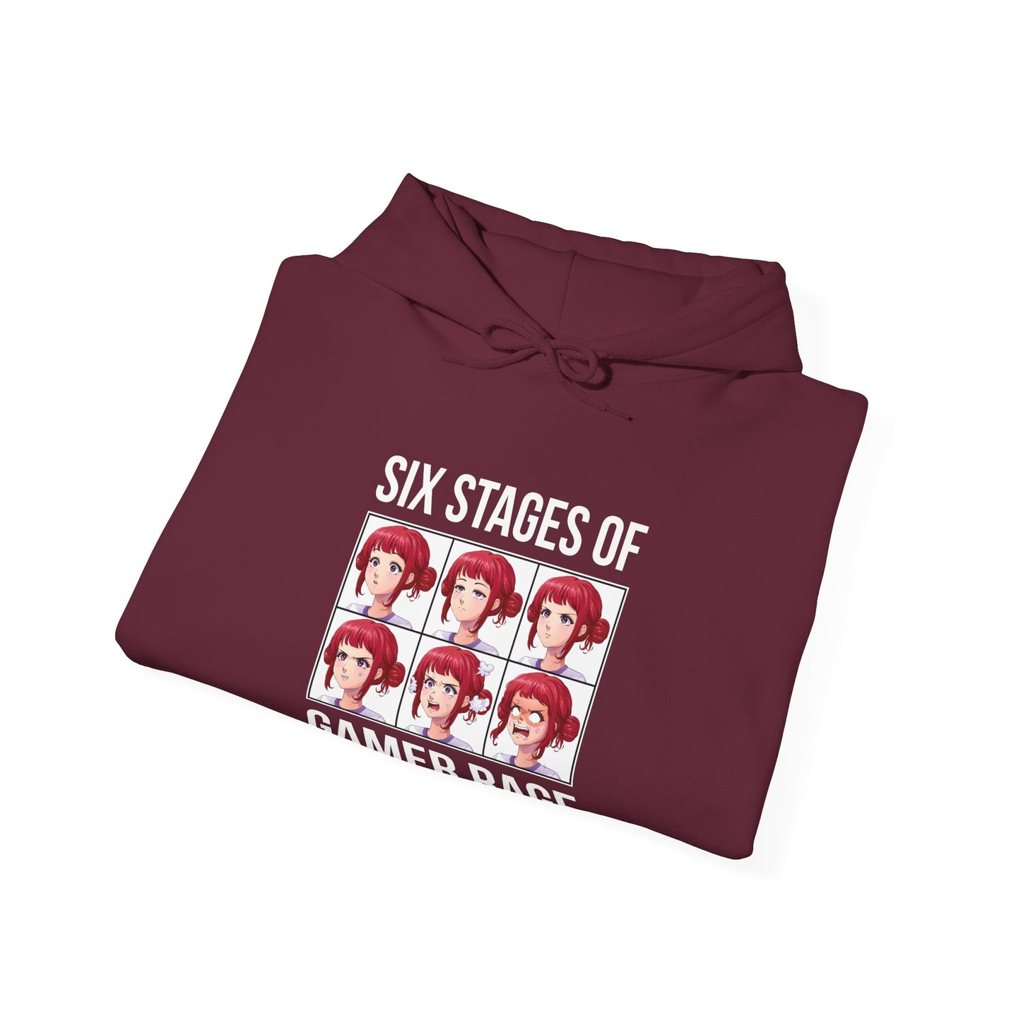 Six Stages of Gamer Rage (Female Version)