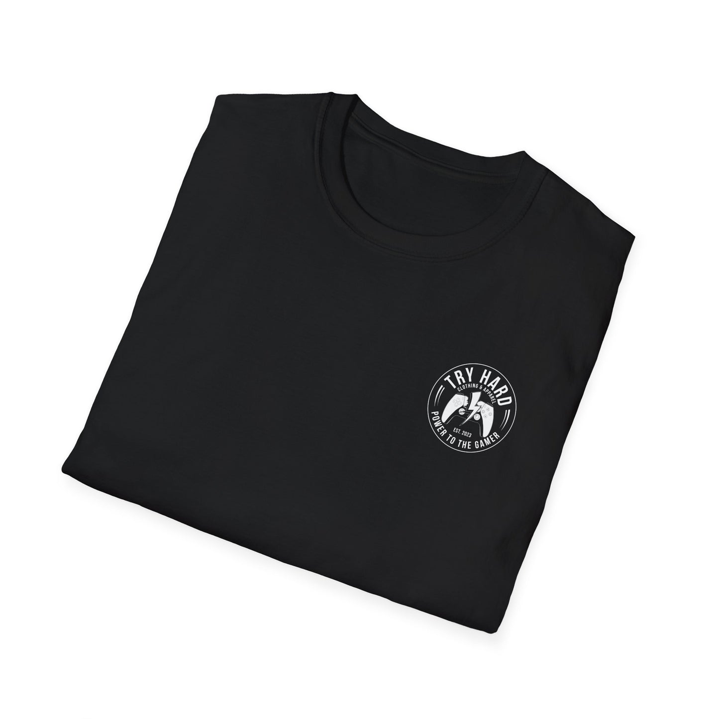 Try Hard Logo - Black & White