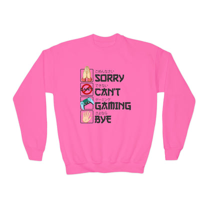 Sorry. Can't. Gaming. Bye. (Anime Version)