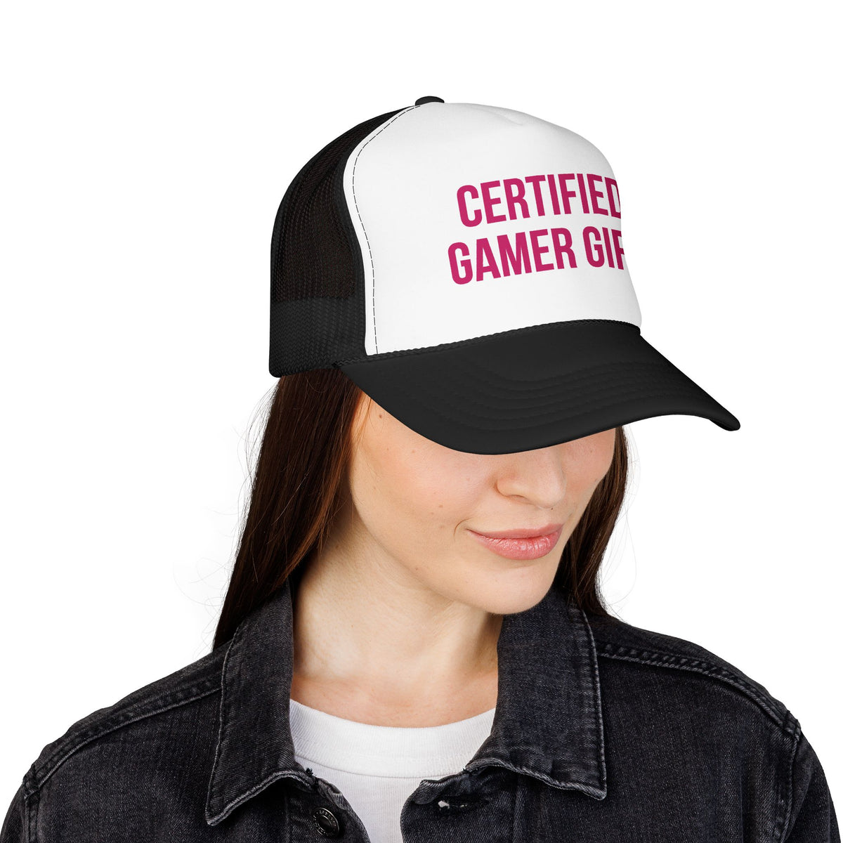 Certified Gamer Girl Foam Mesh Trucker Hat