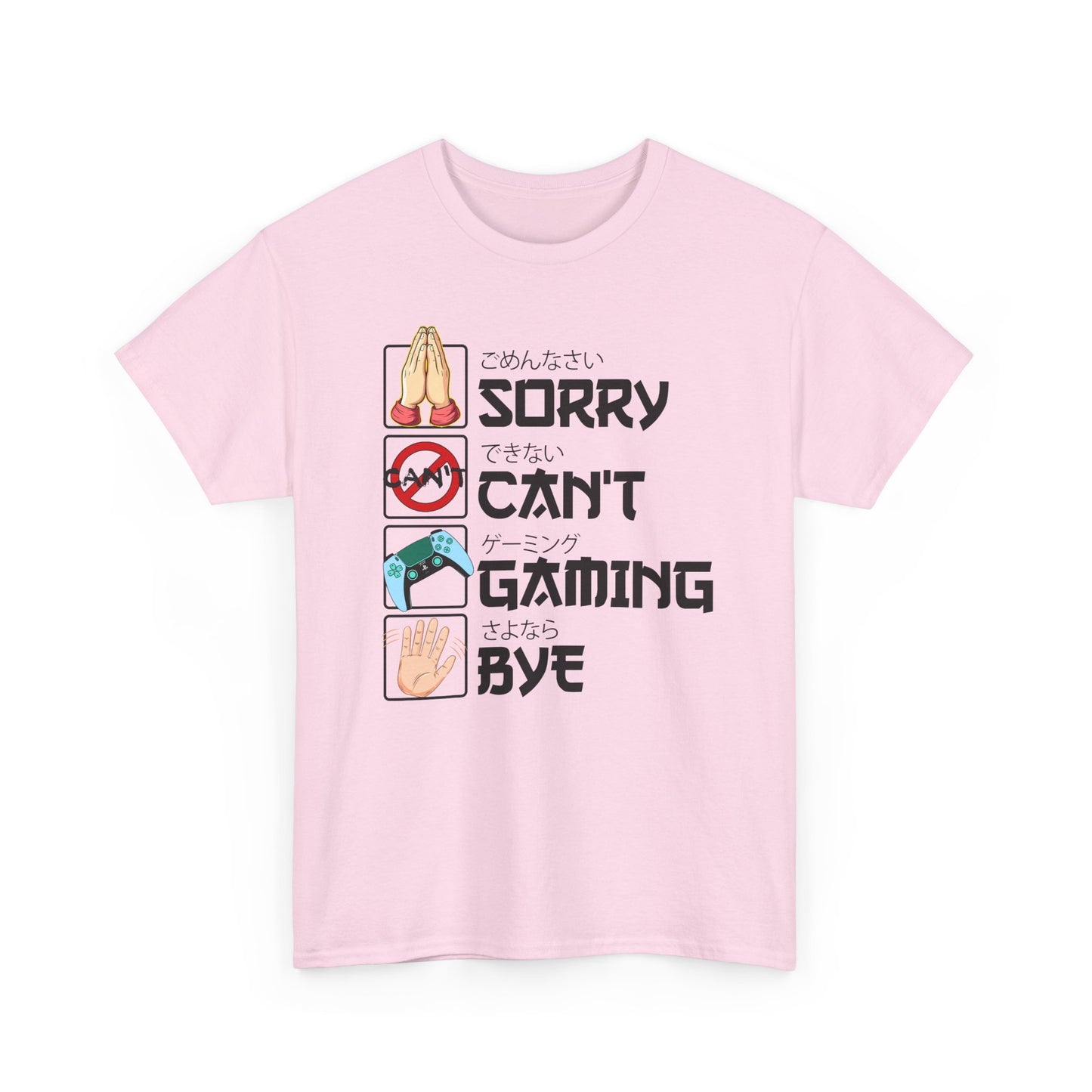 Sorry. Can't. Gaming. Bye. (Anime Version)