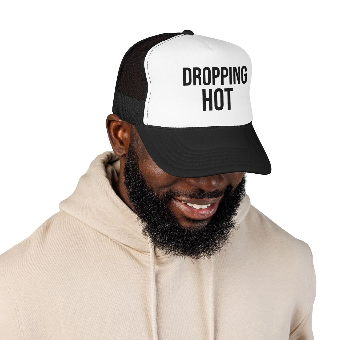 Dropping Hot Foam Mesh Trucker Hat