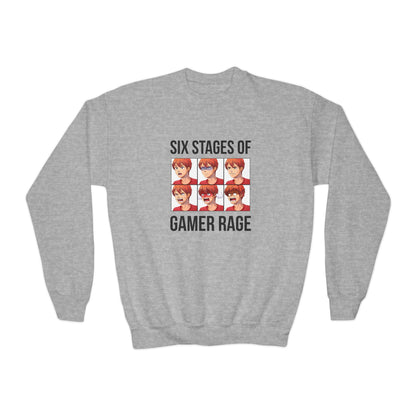 Six Stages of Gamer Rage (Male Version)