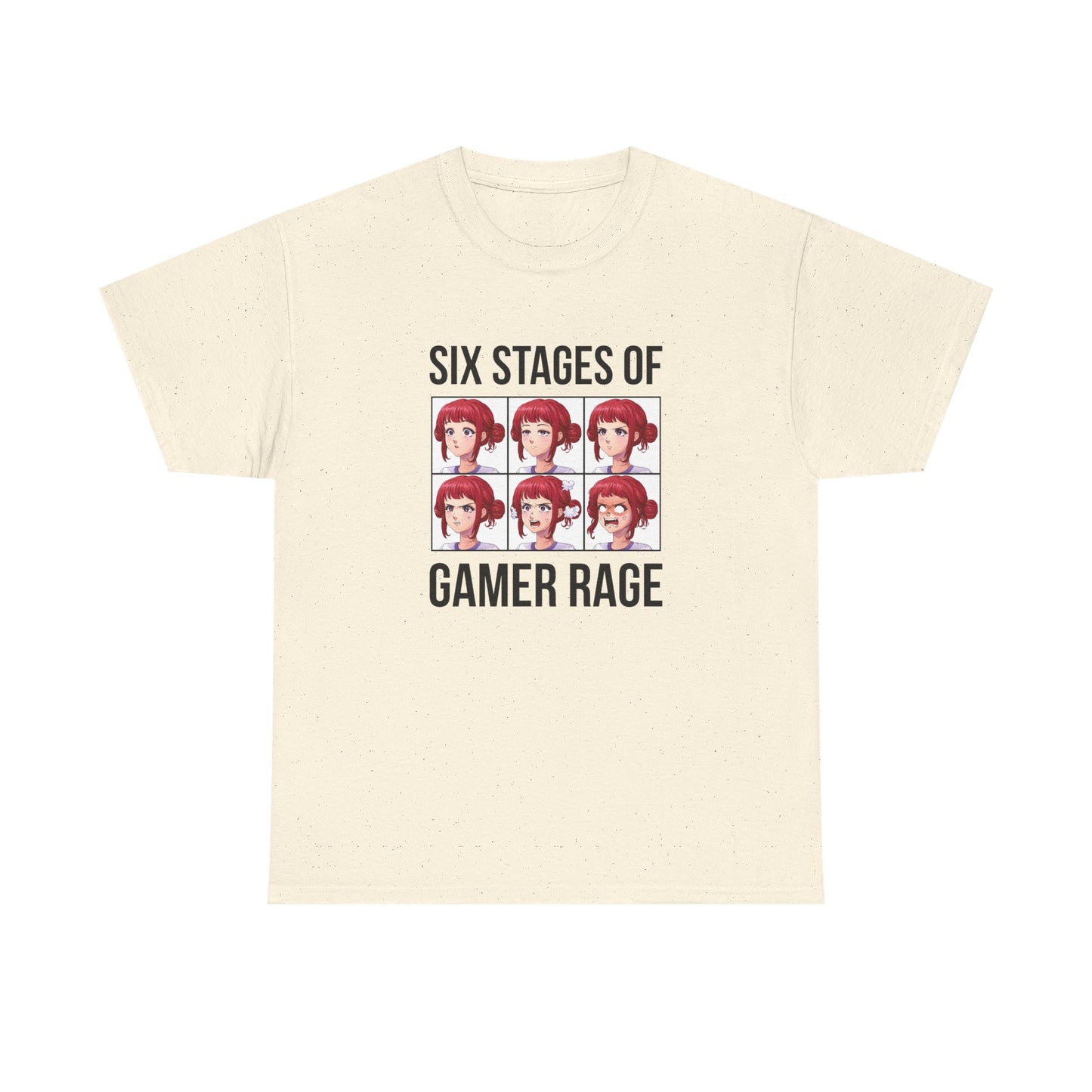 Six Stages of Gamer Rage (Female Version)