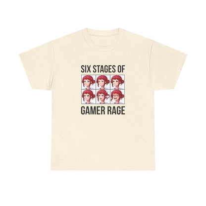 Six Stages of Gamer Rage (Female Version)