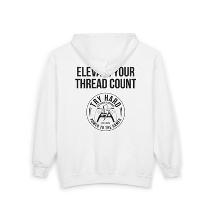 Elevate Your Thread Count (Try Hard Logo)