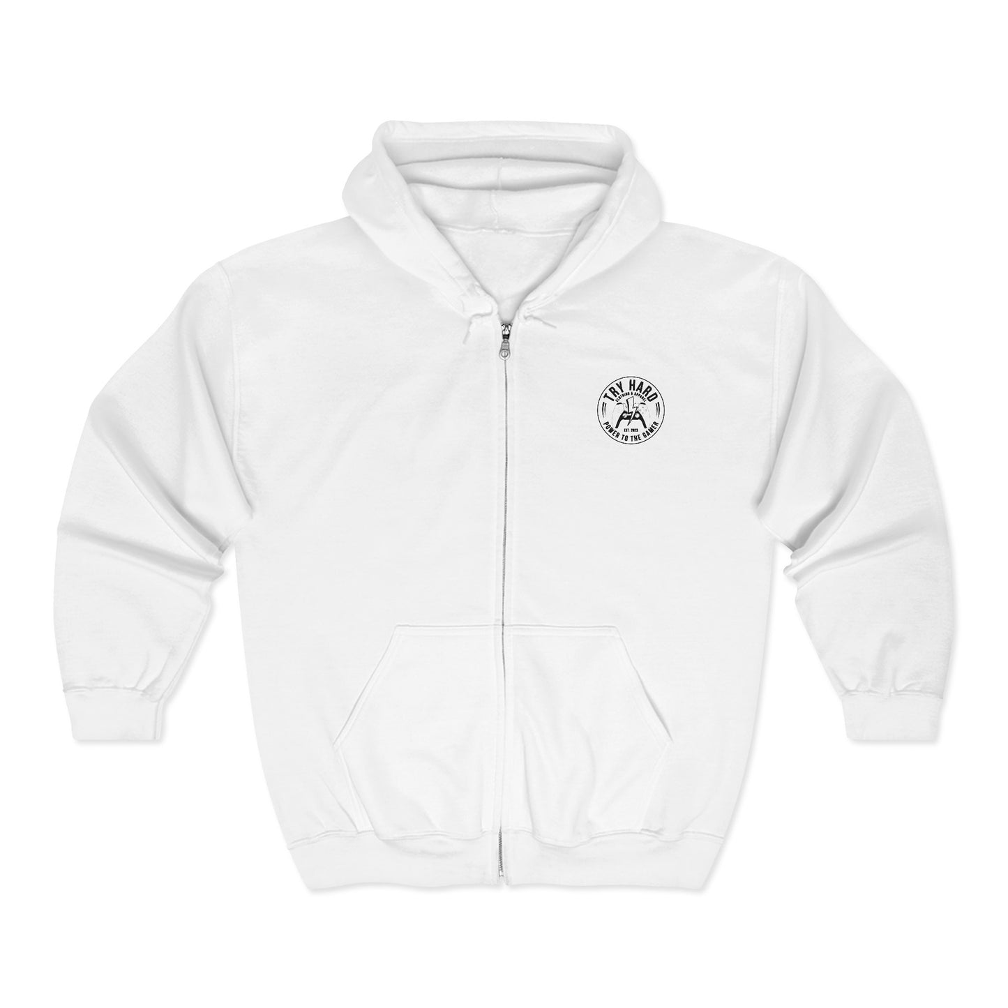 Try Hard Logo - Black & White