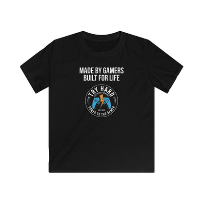Made By Gamers, Built For Life (Try Hard Logo - Color)