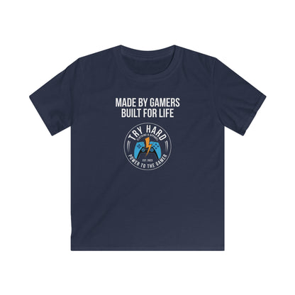 Made By Gamers, Built For Life (Try Hard Logo - Color)